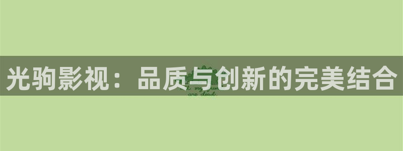 天龙2888：光驹影视：品质与创新的完美结合